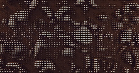 Abstract Geometric Pattern Dark Red Black and White Background With Cubes and Spheres