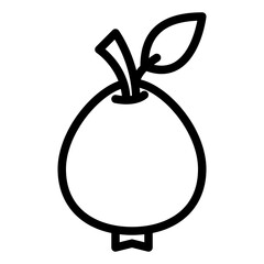 guava icon with line style