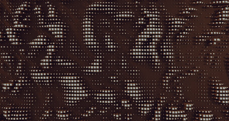 Abstract Geometric Pattern Dark Red Black and White Background With Cubes and Spheres