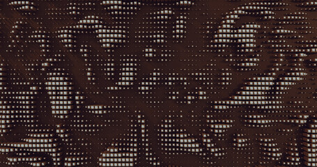 Abstract Geometric Pattern Dark Red Black and White Background With Cubes and Spheres