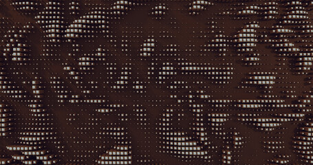 Abstract Geometric Pattern Dark Red Black and White Background With Cubes and Spheres