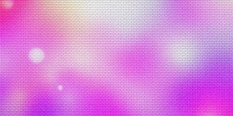 Vibrant Pink and Purple Gradient Brick Wall Background