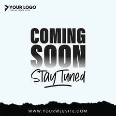Coming Soon Announcement Banner Template