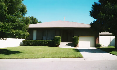 Home for sale. Real estate broker business photo background.