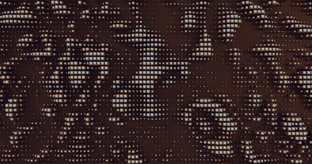 Abstract Geometric Pattern Dark Red Black and White Background With Cubes and Spheres