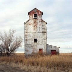 Old Arrowwood Pool elevator, Alberta.