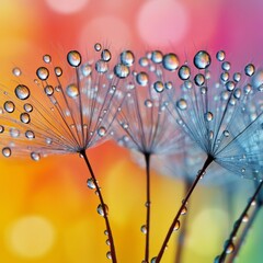 Seeds in vibrant hues