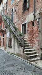 Verona, Italy, 10.05.2024, old traditional colorful houses