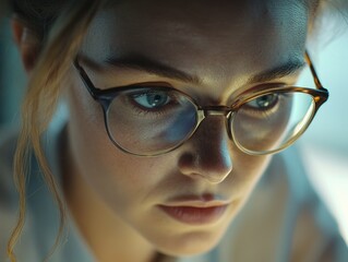 Deeply Contemplative Business Woman