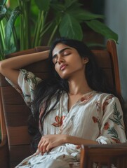 Obraz premium Serene Sleeping Beauty