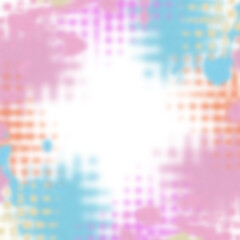 Obraz premium An abstract transparent psychedelic wavy vignette design element overlay.