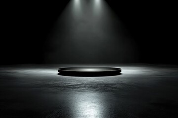 A striking contrast of dark and light creates a mesmerizing visual effect.