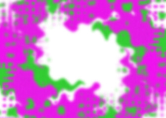 Naklejka premium An abstract transparent psychedelic wavy vignette design element overlay.
