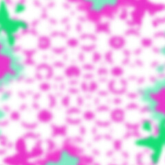 An abstract transparent psychedelic wavy vignette design element overlay.