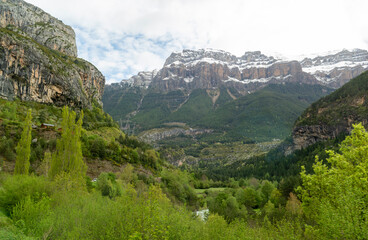 Fototapeta premium Ordesa and Monte Perdido National Park - Aragonese Pyrenees