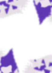 An abstract transparent psychedelic wavy vignette design element overlay.