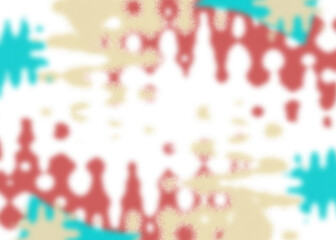 An abstract transparent psychedelic wavy vignette design element overlay.