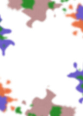 Naklejka premium An abstract transparent psychedelic wavy vignette design element overlay.