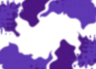 An abstract transparent psychedelic wavy vignette design element overlay.