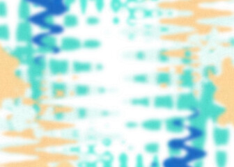 Obraz premium An abstract transparent psychedelic wavy vignette design element overlay.