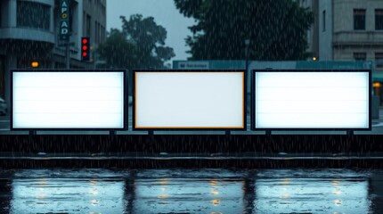 Obraz premium Urban Billboard Mockup