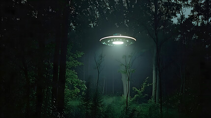 UFO in the forest