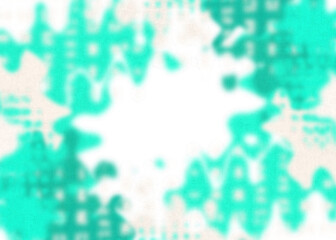 An abstract transparent psychedelic wavy vignette design element overlay.