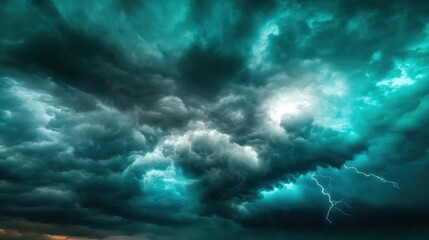 Obraz premium Nature’s power showcased in a electrifying sky.