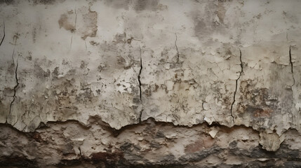 Obraz premium a dirty wall with peeling paint and peeling paint