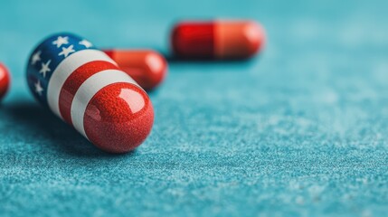 American Healthcare Pills and the National Flag