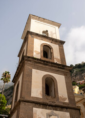 Obraz premium Bell Tower in Positano Italy