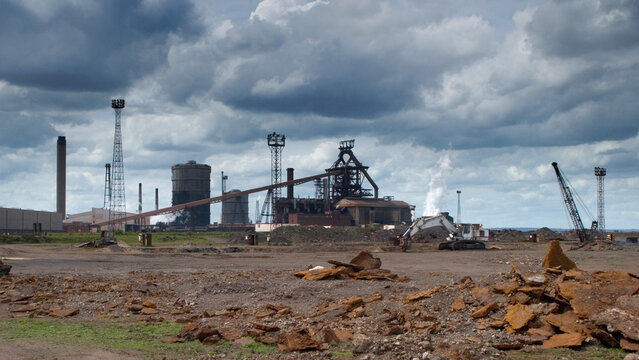 Old Redcar Steelworks, Cleveland, England, United Kingdom