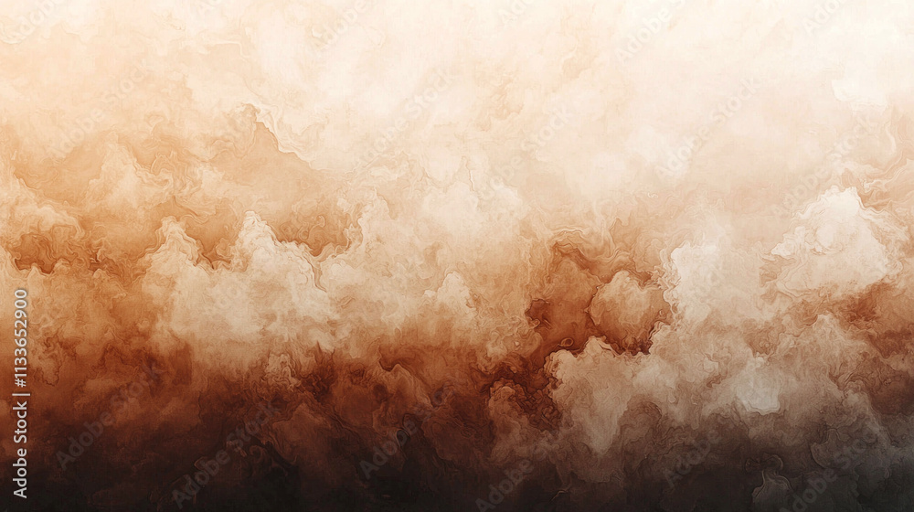 Aufkleber Soft, swirling layers of mocha and cream create a textured Mocha Mousse backdrop that evokes warmth and comfort. This inviting scene is perfect for culinary designs or cozy settings