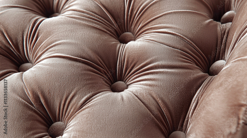 Poster richly textured velvet in mocha mousse adds sophistication to a contemporary seating arrangement, cr