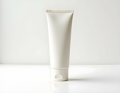 cosmetic Tube, blank packaging, isolated on white background ia 