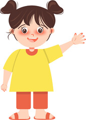 Illustrations of Characters with Various Expressions