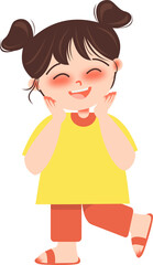 Illustrations of Characters with Various Expressions