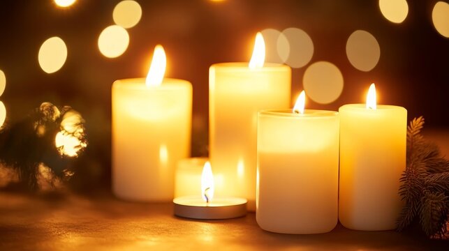 Illuminated Remembrance: Candlelit Memorial Ceremony with Reverent Ambiance