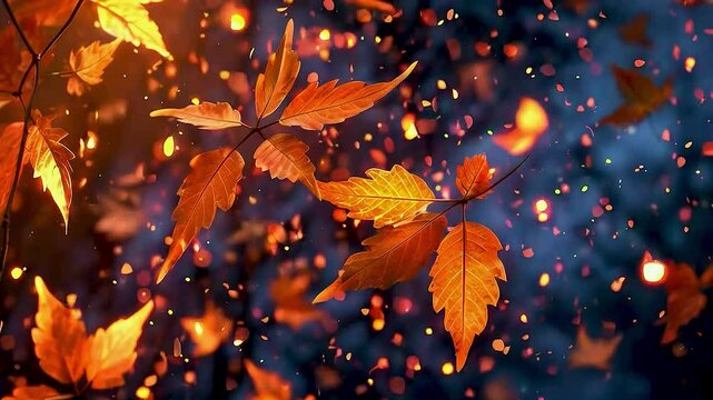 leaves  and  fire