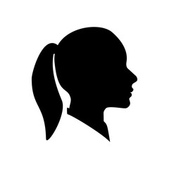 silhouette of a woman