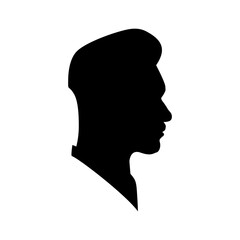 silhouette of a man