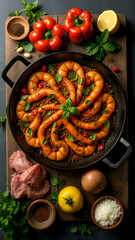 Fresh Ingredients for Paella