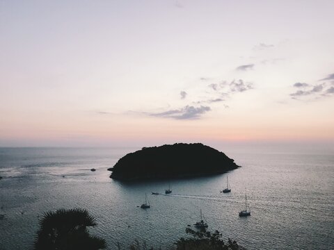 sunset on the beach
