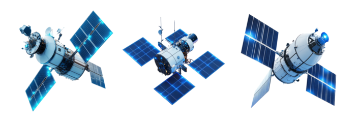 Satellite Images with Transparent Background