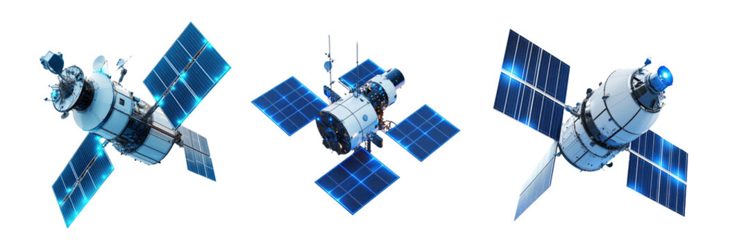 Satellite Images with Transparent Background