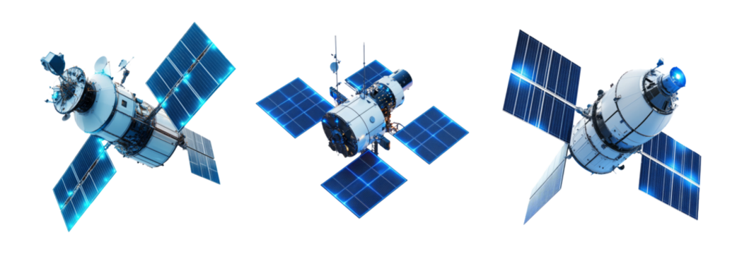 Satellite Images with Transparent Background