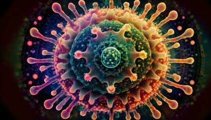 Envelope viruses vs. non-enveloped viruses.  