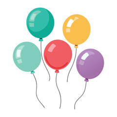 Joyful Balloon Arrangement for Festive Gatherings