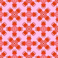 Abstract floral seamless flowers pattern for wrapping paper and fabrics and kids