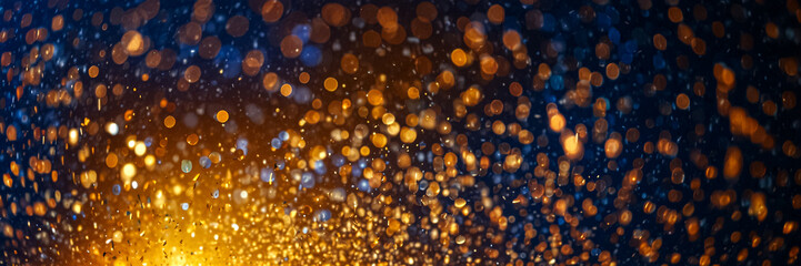 Bokeh Backgrounds with Golden Shimmer.